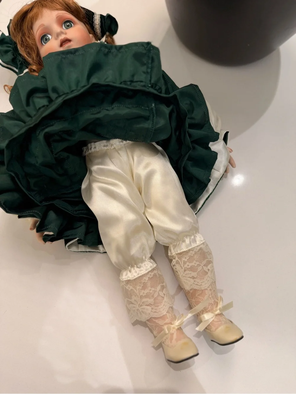 Rare Franklin‎ Heirloom Mint 22” Antique Le Bebe Bru Reproduction Doll VTG